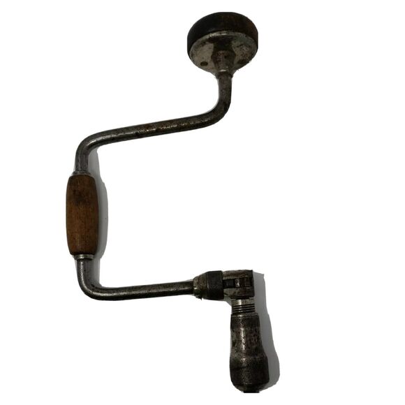 Ratchet Drill by Lakeside 10 Inch Vintage Hand Brace Made In USA Collectible - Picture 1 of 12